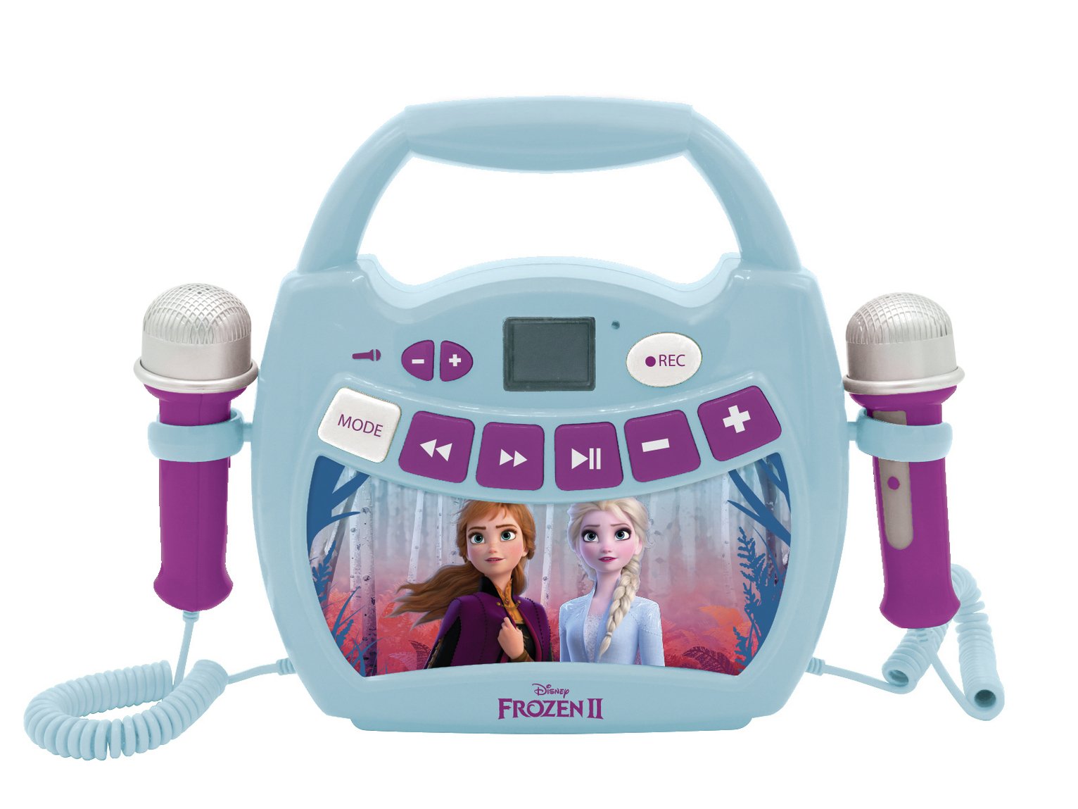 Frozen 2 Bluetooth Karaoke Machine with Microphones Review