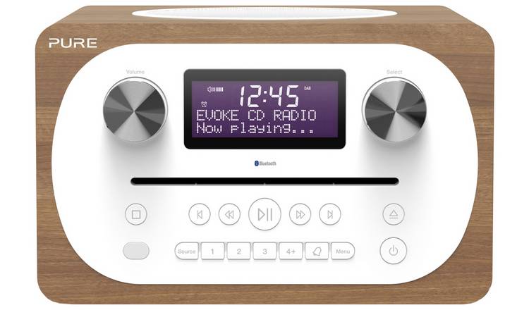 Buy Pure Evoke C-D4 DAB+/FM with CD player and Bluetooth | Radios and clock  radios | Argos