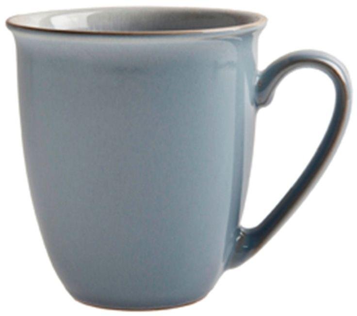 Denby Everyday Set of 4 Stoneware Mugs - Cool Blue