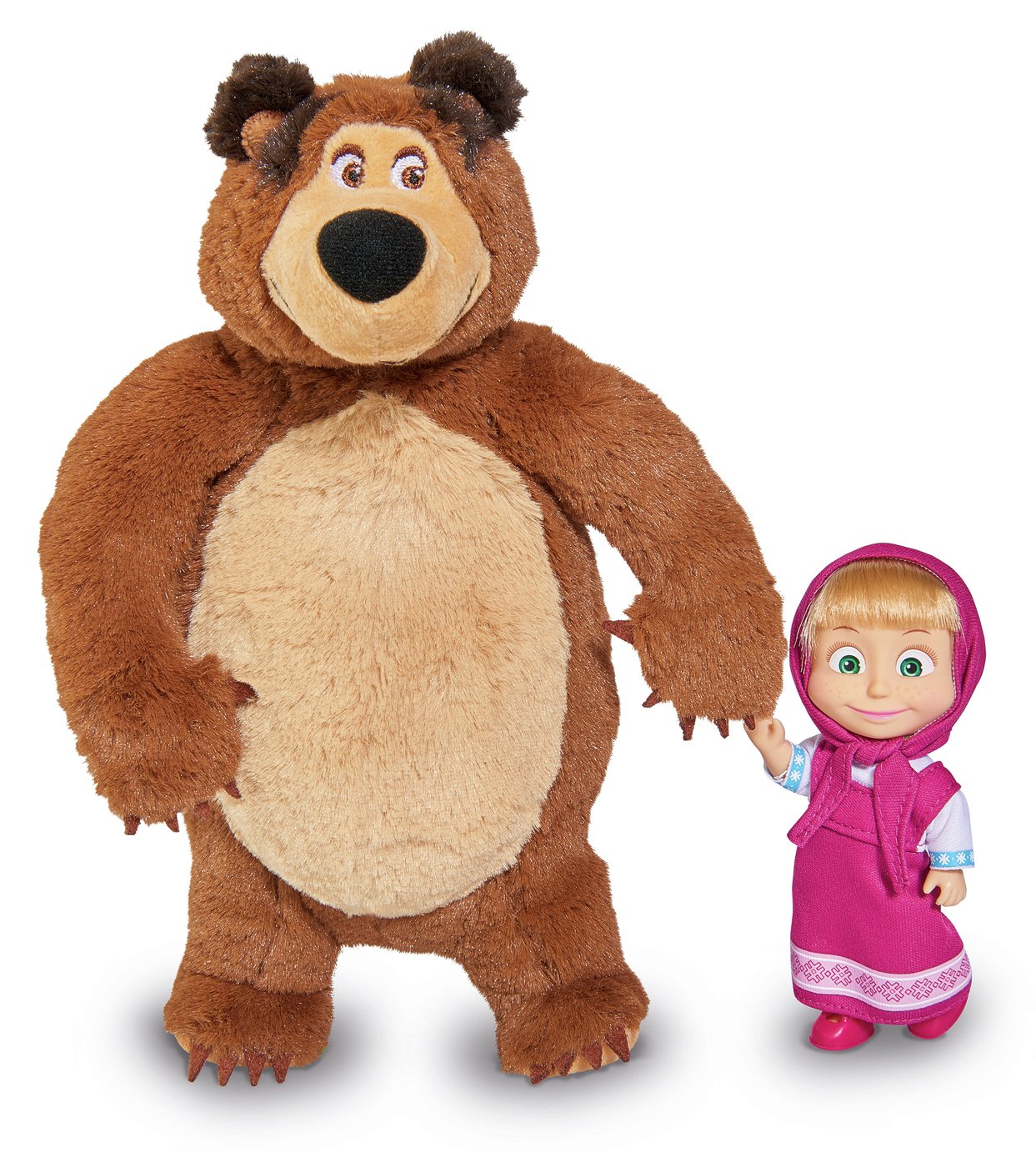 masha and the bear stuffed animal
