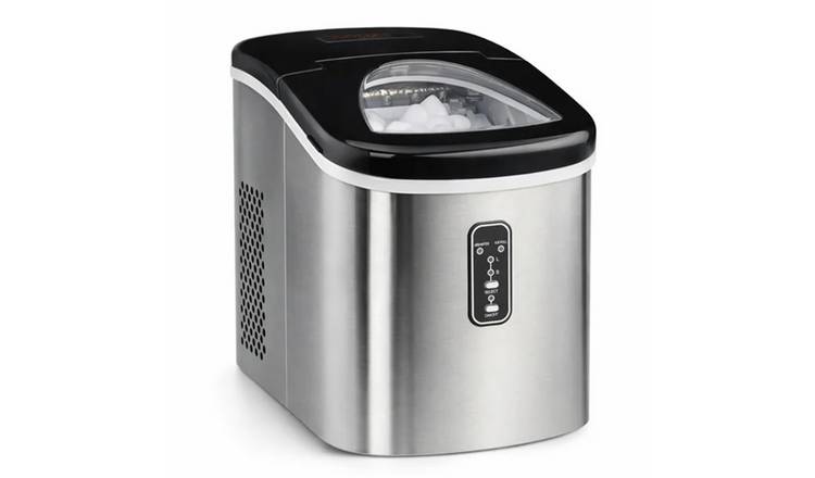 Cooks Professional Ice Maker Machine 2.2L - Makes 14KG Per Day - Silver