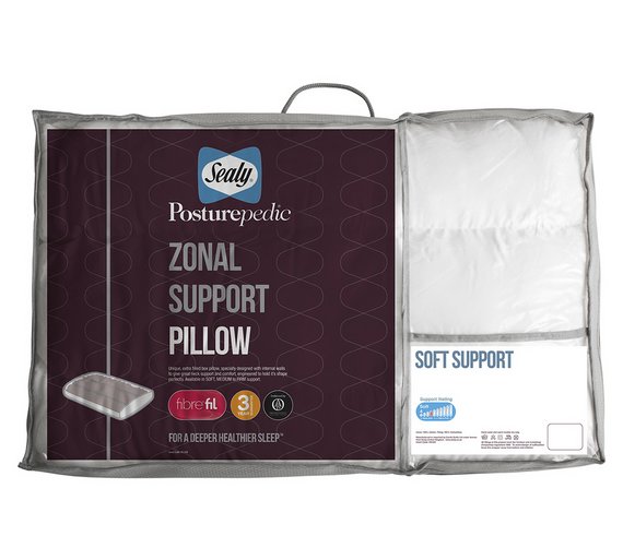 Buy Sealy Posturepedic Zonal Pillow - Soft at Argos.co.uk - Your Online ...