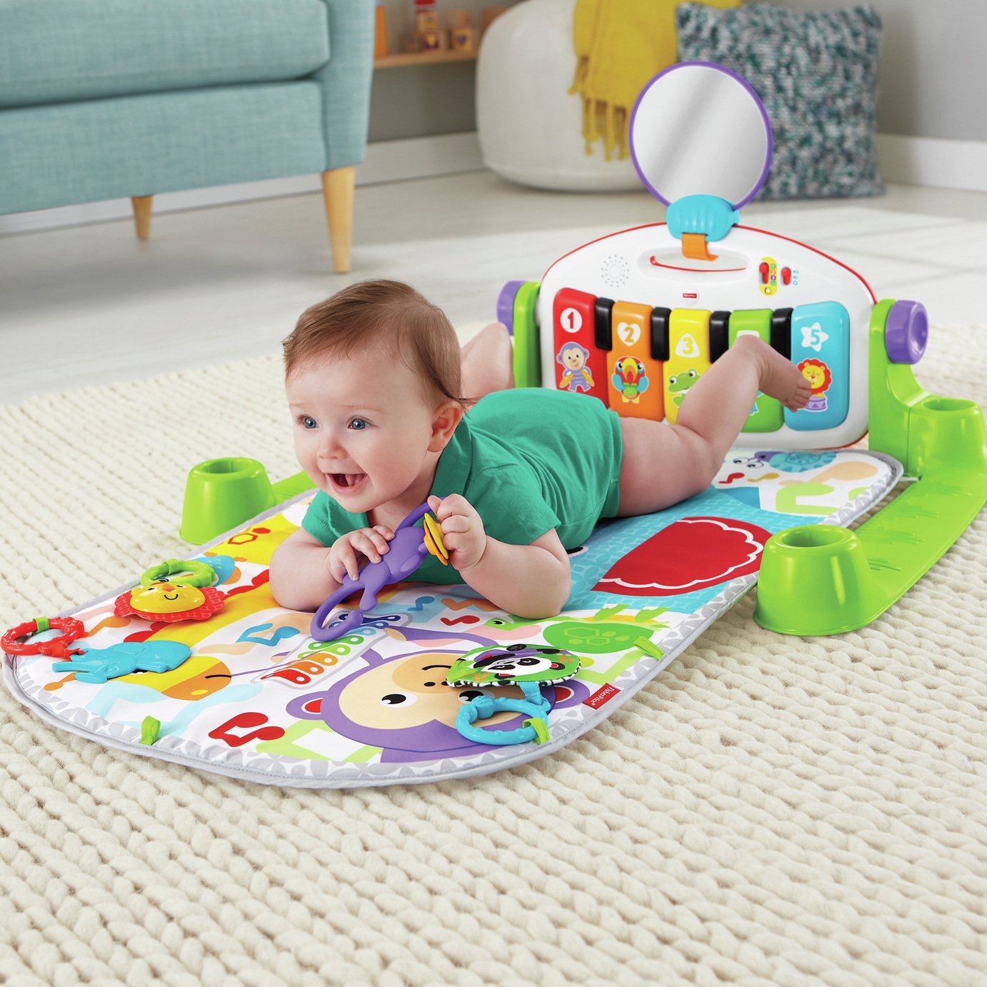 baby play mat with piano