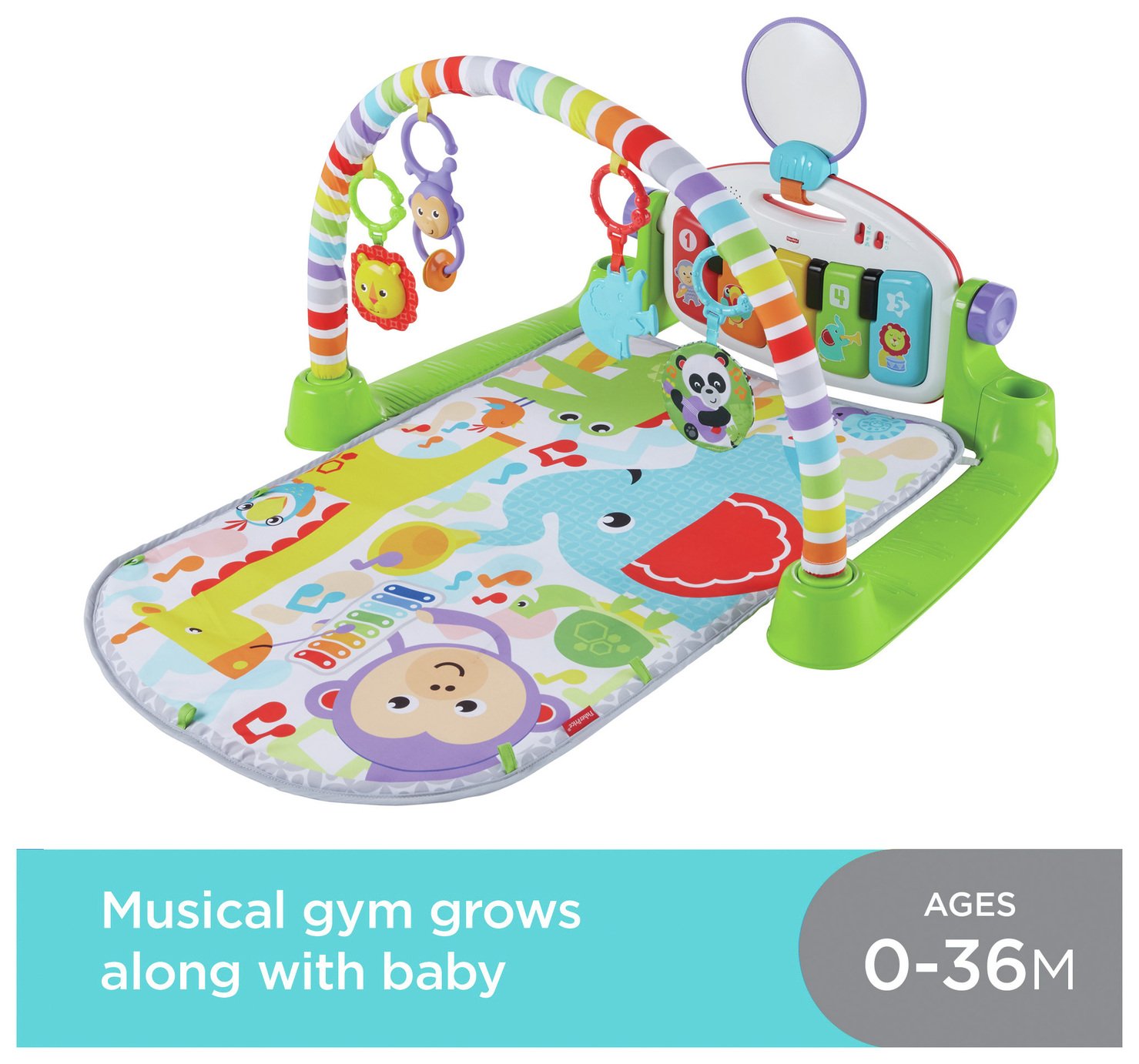 fisher price kick and play piano argos