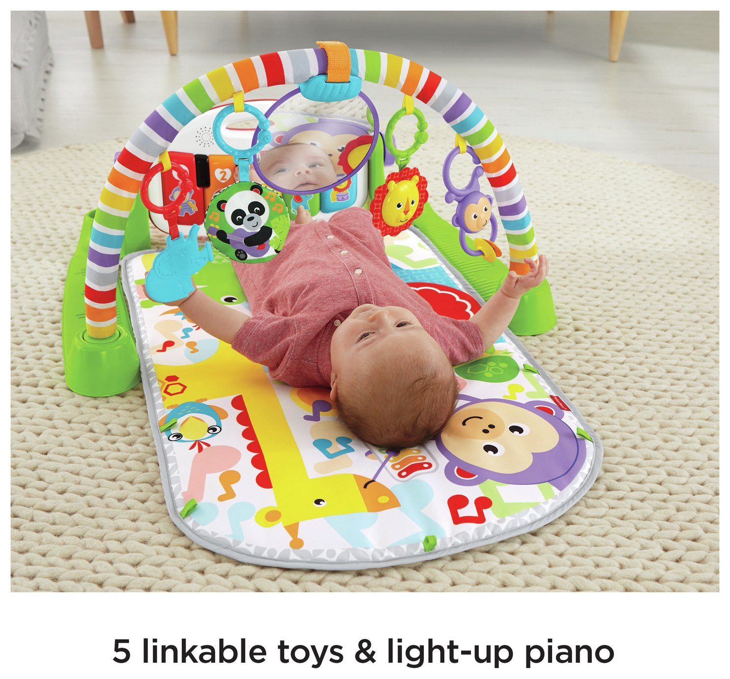 fisher price kick and play piano argos