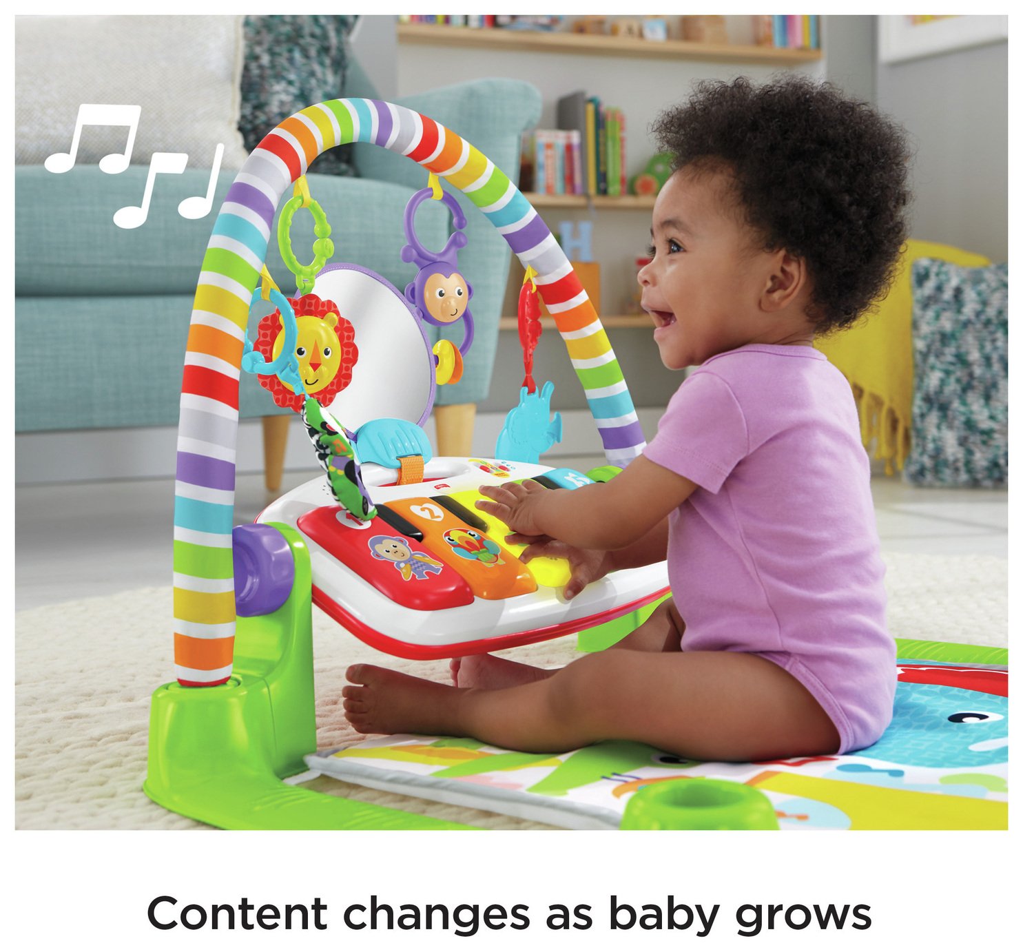 fisher price kick and play piano argos