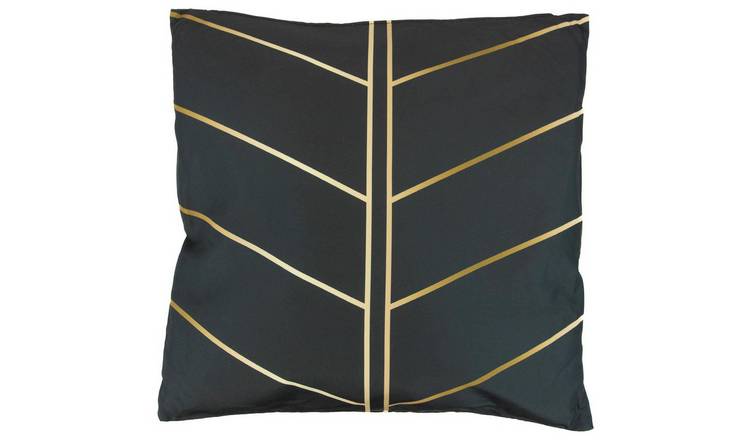 Streetwize Gold Palm Printed Outdoor Cushion - Pack of 4 