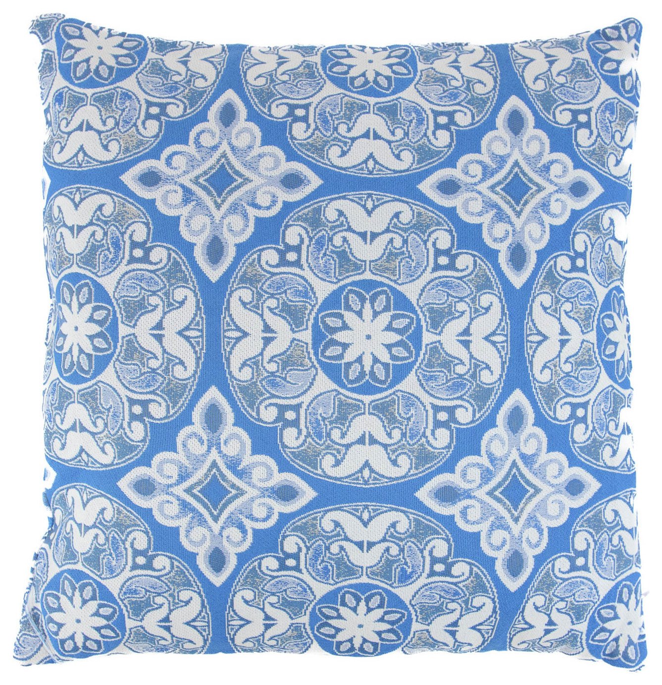 Streetwize Jacquard Outdoor Cushion Blue - Pack of 4