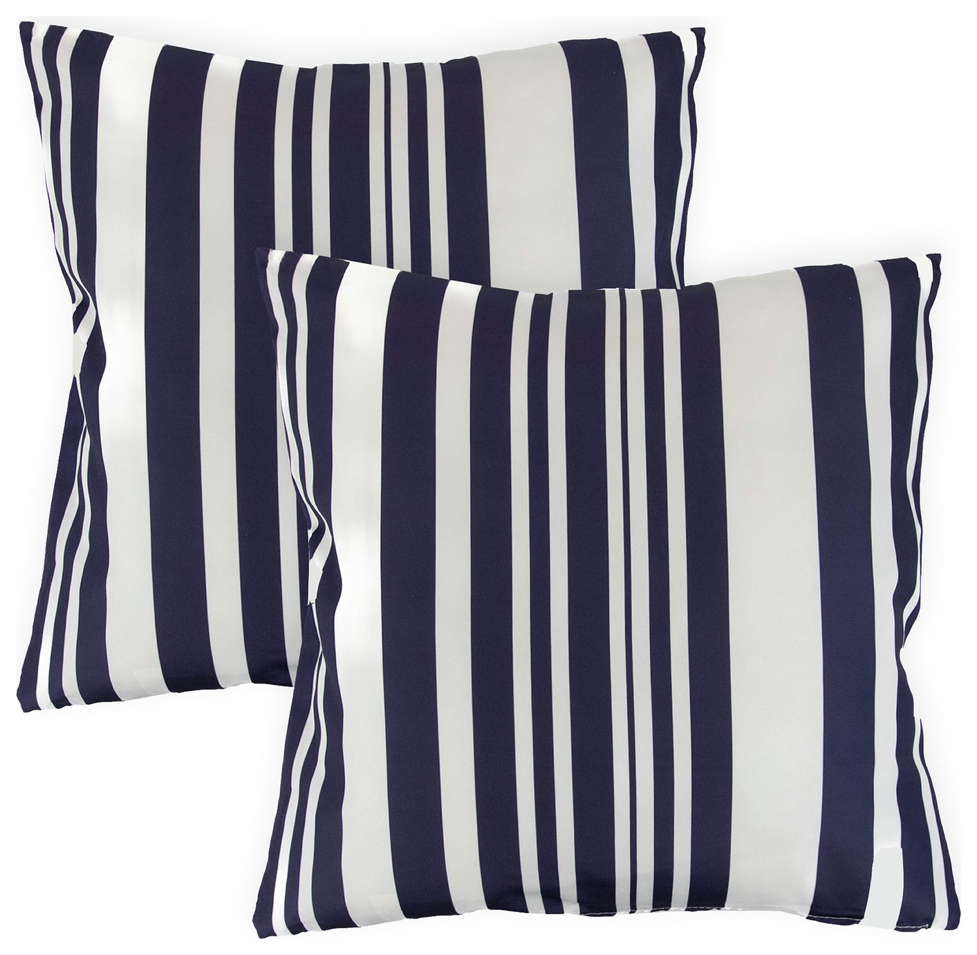 Streetwize Blue Stripes Outdoor Cushion - Pack of 4