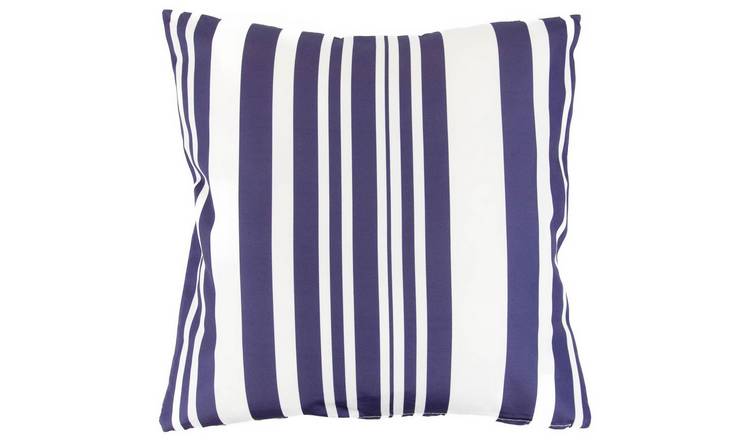 Streetwize Blue Stripes Outdoor Cushion - Pack of 4