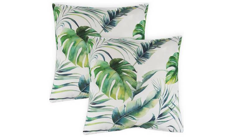 Streetwize Botanical Leaf Printed Outdoor Cushion-Pack of 4