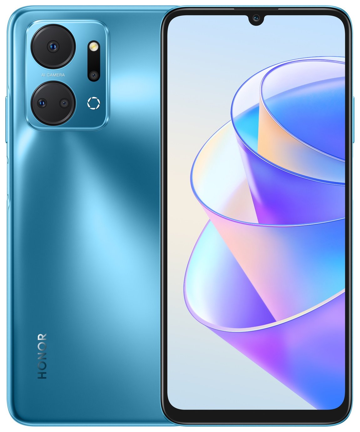 SIM Free HONOR X7a 128GB Mobile Phone - Ocean Blue