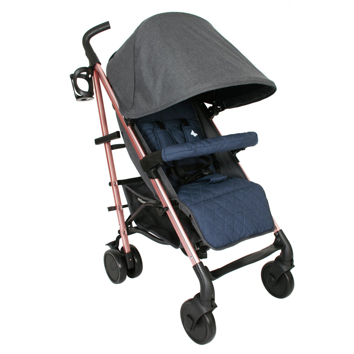 My Babiie Katie Piper MB51 Pushchair - Rose Gold & Grey