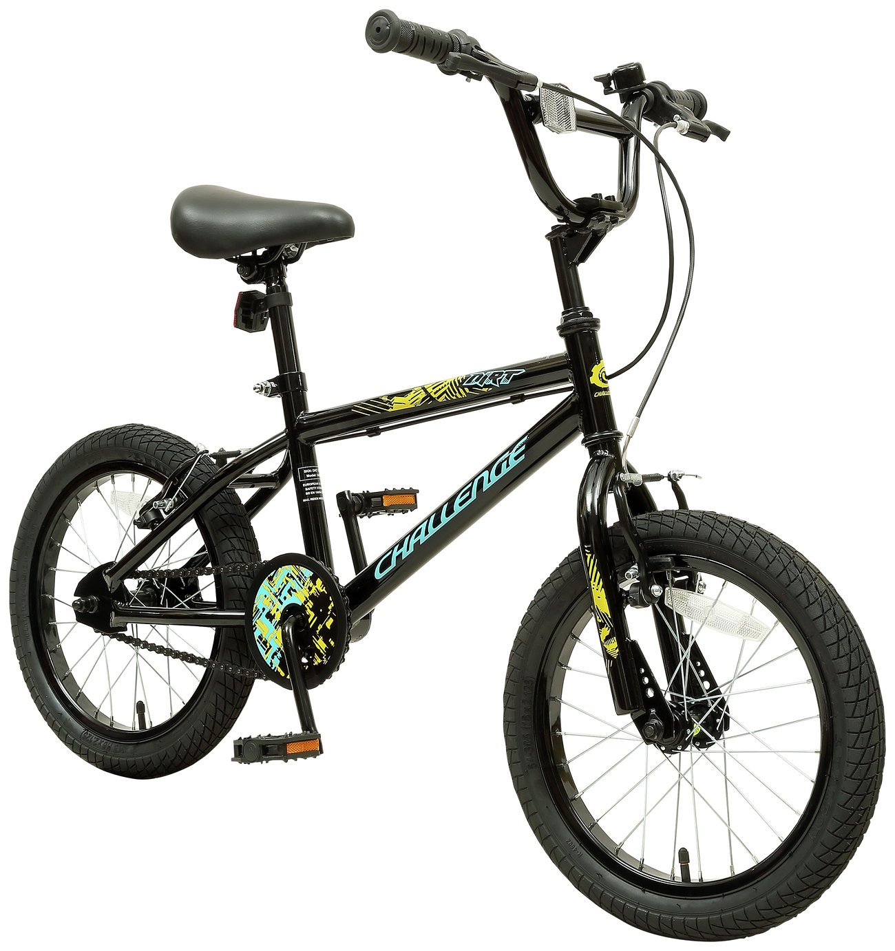 Buy Challenge 16 inch Wheel Size Unisex Dirt BMX Bike - Black
