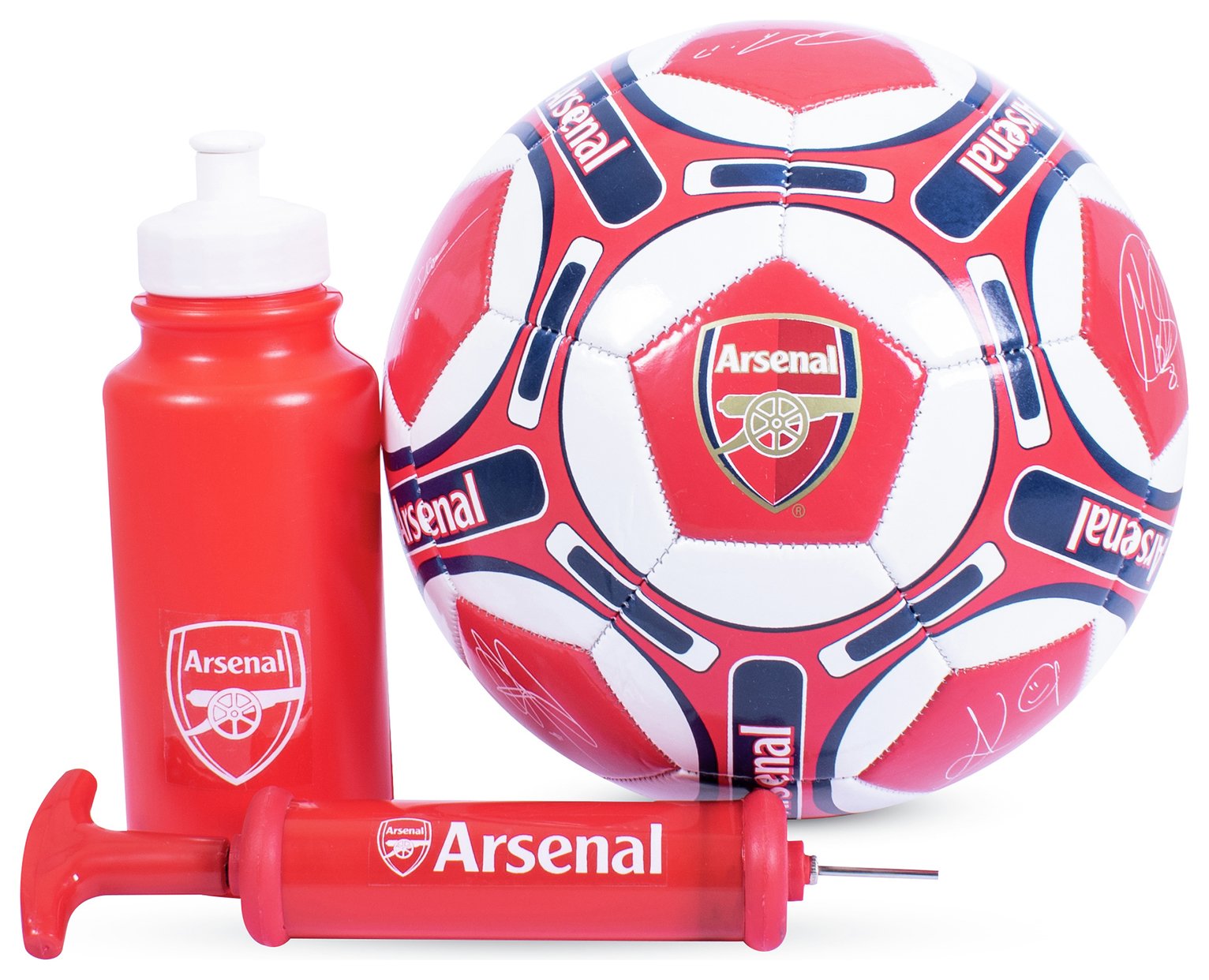 Arsenal FC Size 5 Signature Football Gift Set