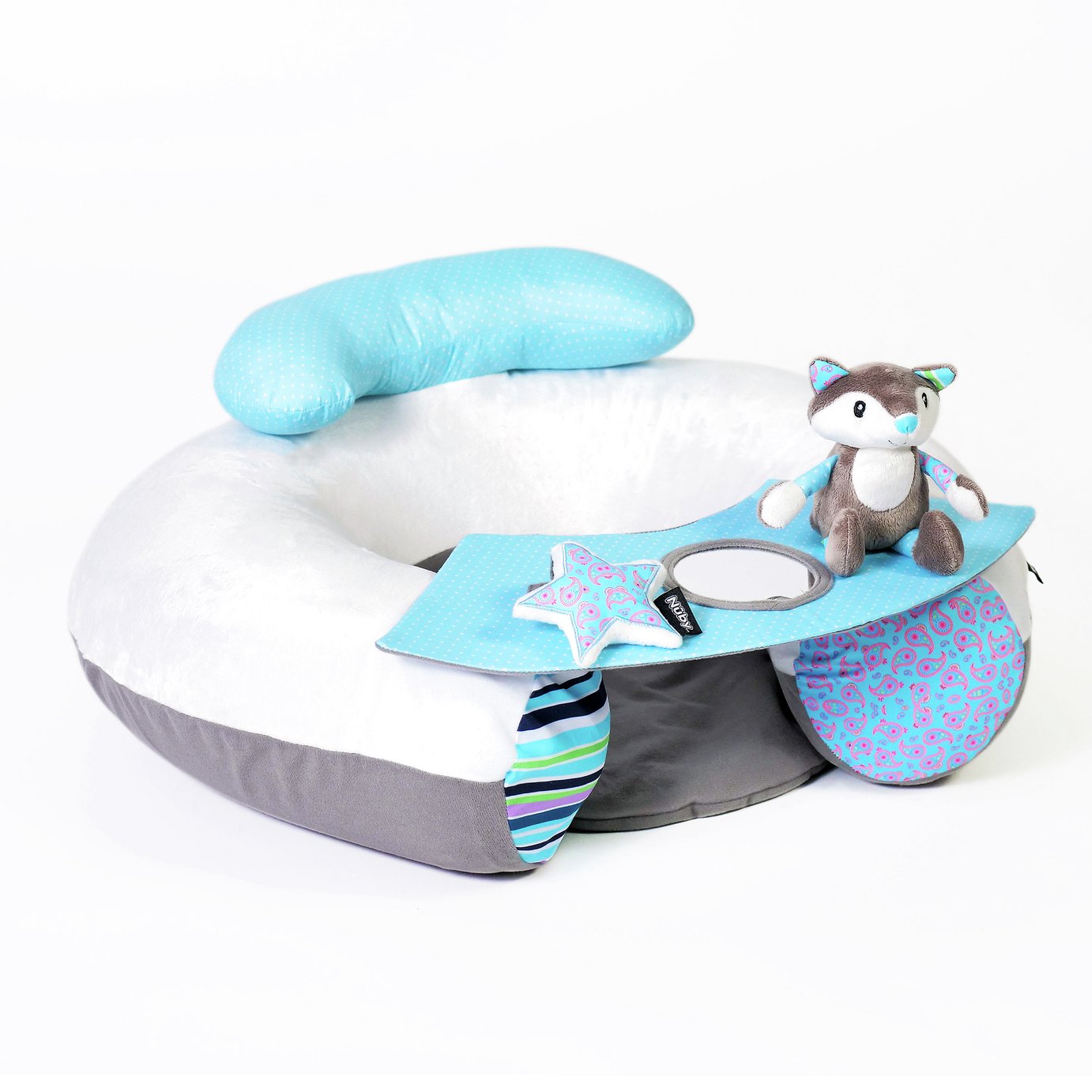 Nuby Little Fox Inflatable Sit Me Up Floor Seat 1481996 Argos Price Tracker Pricehistory Co Uk