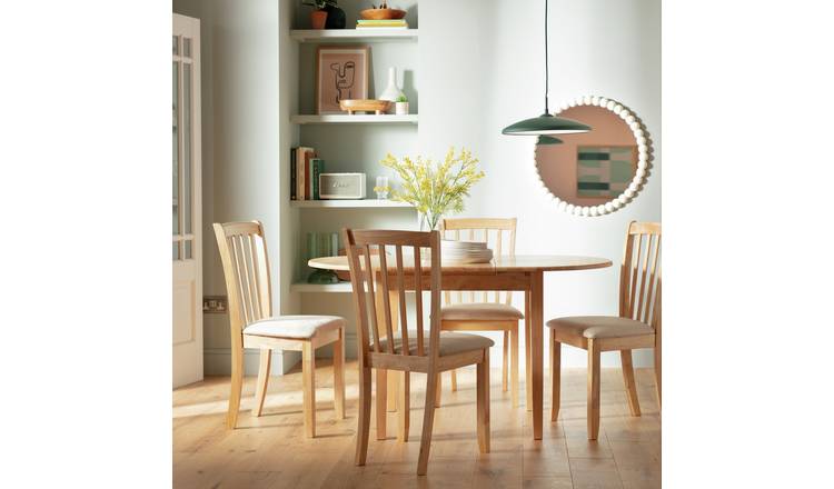 Argos solid best sale wood dining table