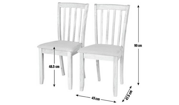 Argos white dining discount chairs