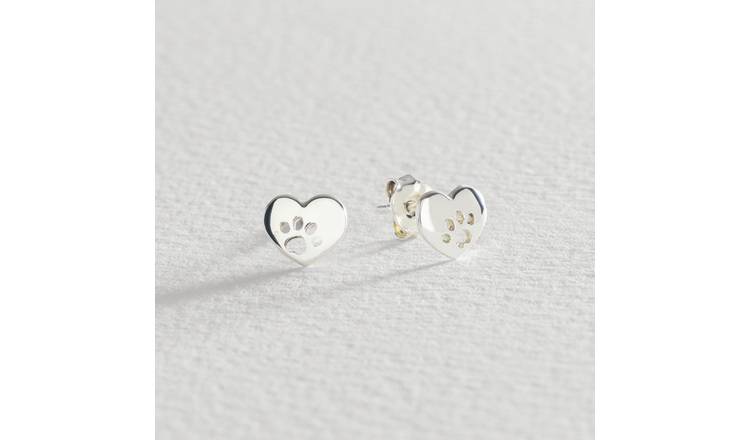 Silver sleeper deals earrings argos