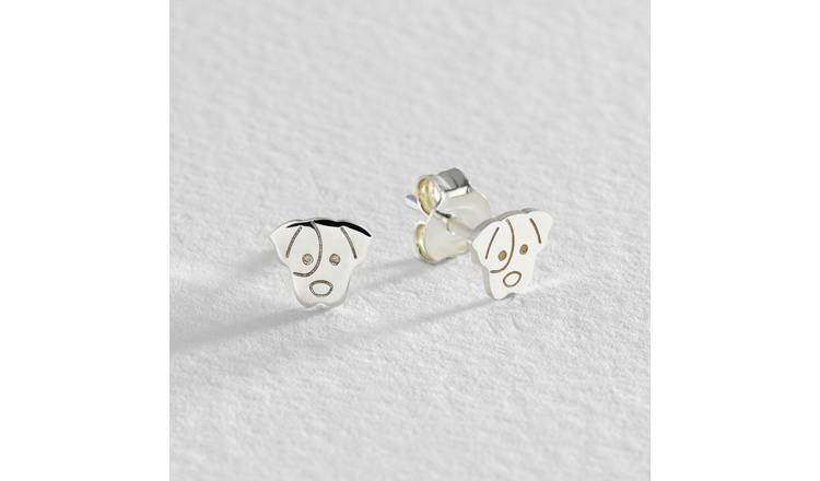 Silver knot hot sale earrings argos