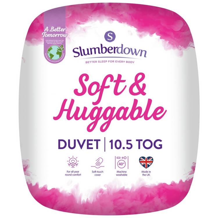 Slumberdown Soft & Huggable 10.5 Tog Duvet - Single 0