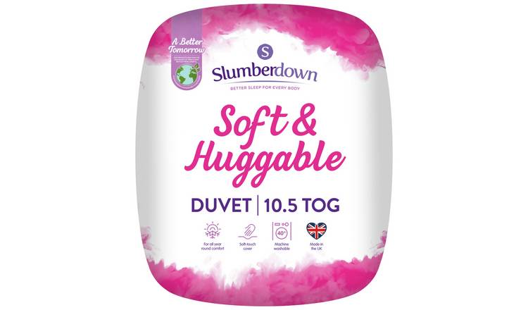 Slumberdown Soft and Huggable 10.5 Tog Duvet - Single