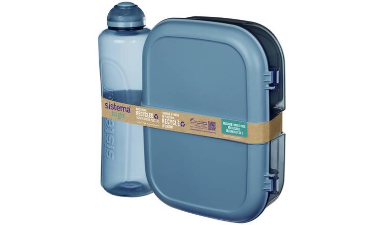 Sistema Ocean Bound Lunch Box & Bottle - 480ml