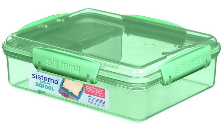 Sistema® To Go Snack Attack™ Duo Food Container, 32.9 oz - Fry's