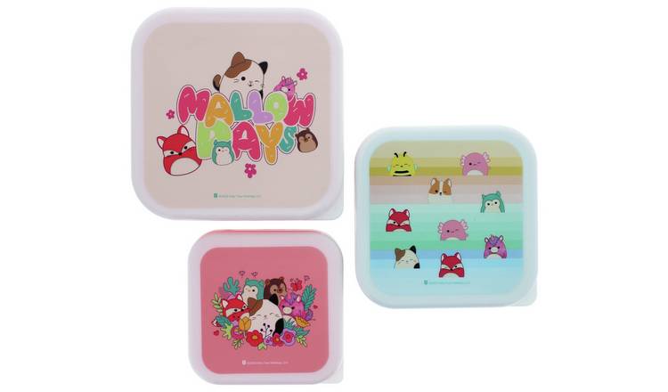 Squishmallows Nestable Storage Pots - Pack of 3