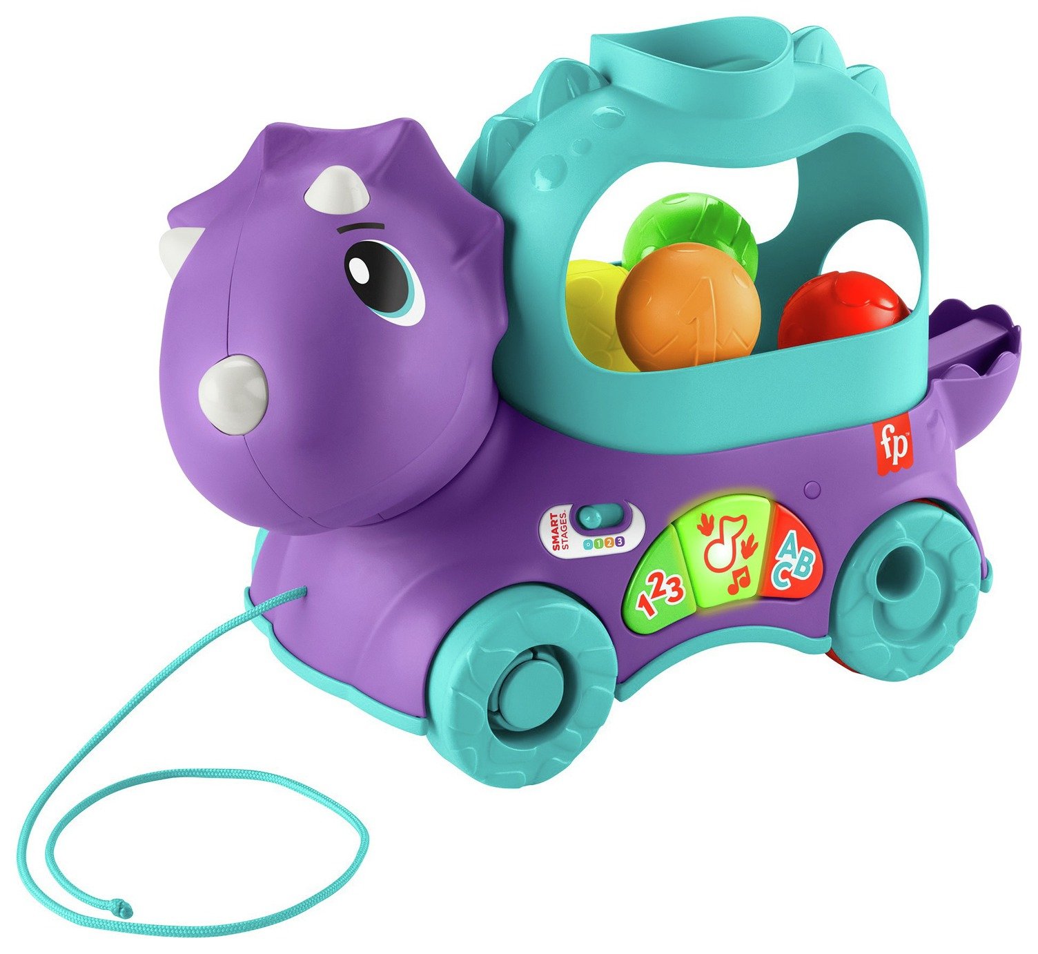 Fisher-Price Poppin' Triceratops Learning Activity Toy