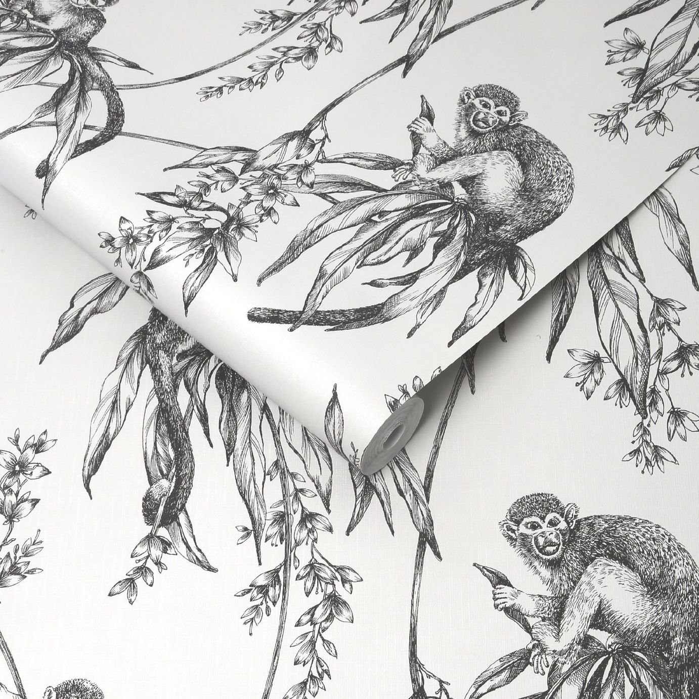 Superfresco Easy Saimiri Anthracite Monkey Wallpaper Review