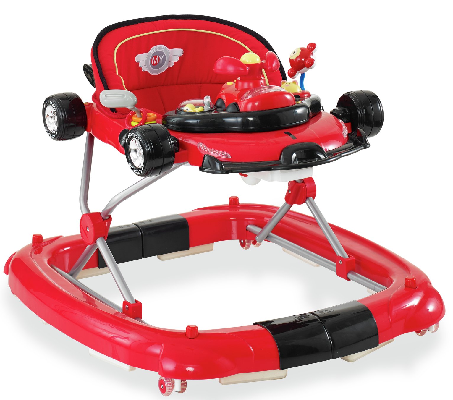 Mychild F1 2 in1 Car Walker Racing Red Review