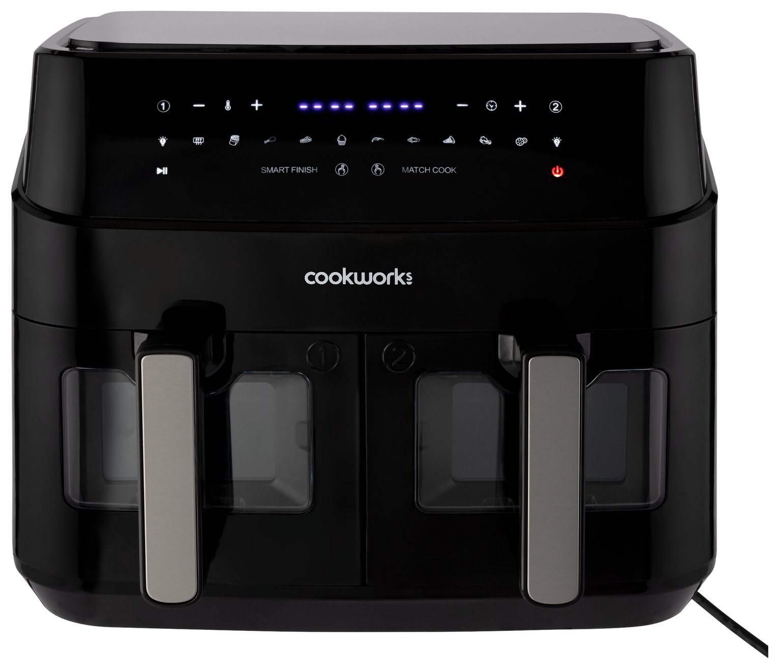 Cookworks 9L Dual Air Fryer - Black