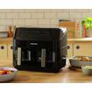 Buy Cookworks 9L Dual Air Fryer - Black, Air fryers and fryers