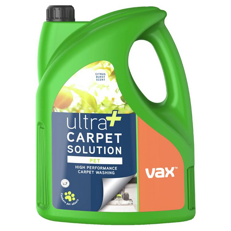 Vax Ultra+ Pet Carpet Cleaning Solution 4L 0