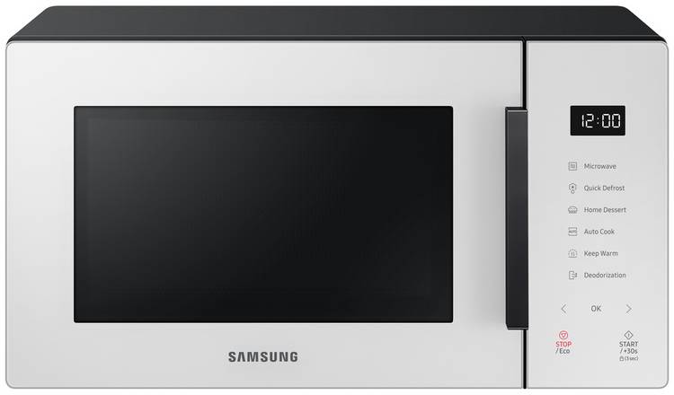 Mos Himlen revidere Buy Samsung 800W Standard Microwave MS23T5018AE/EU - White | Microwaves |  Argos