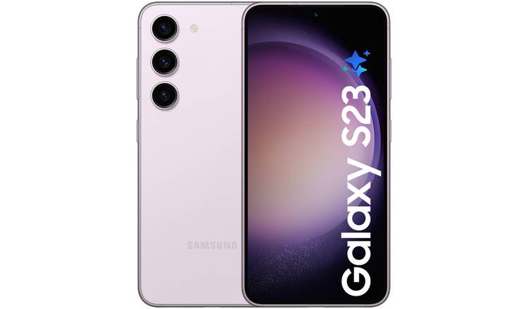 SIM Free Samsung Galaxy S23 5G 256GB Mobile Phone - Lavender
