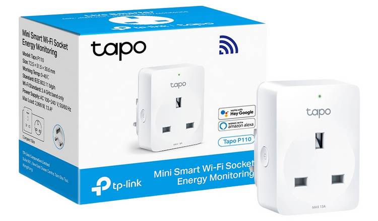 TP-Link Tapo P110 Mini Smart Wi-Fi Plug - Energy Monitoring