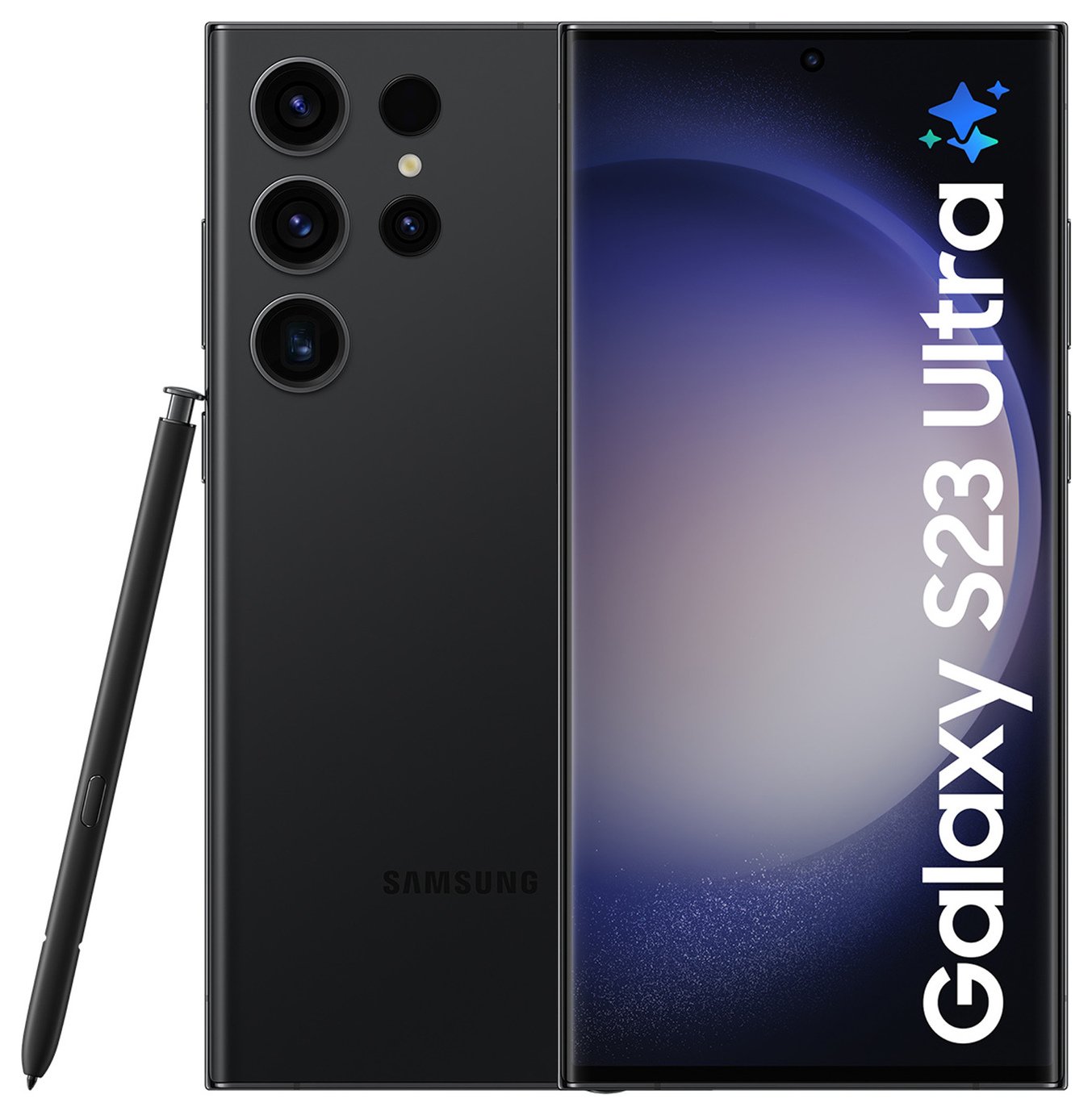 SIM Free Samsung Galaxy S23 Ultra 5G 256GB AI Phone - Black