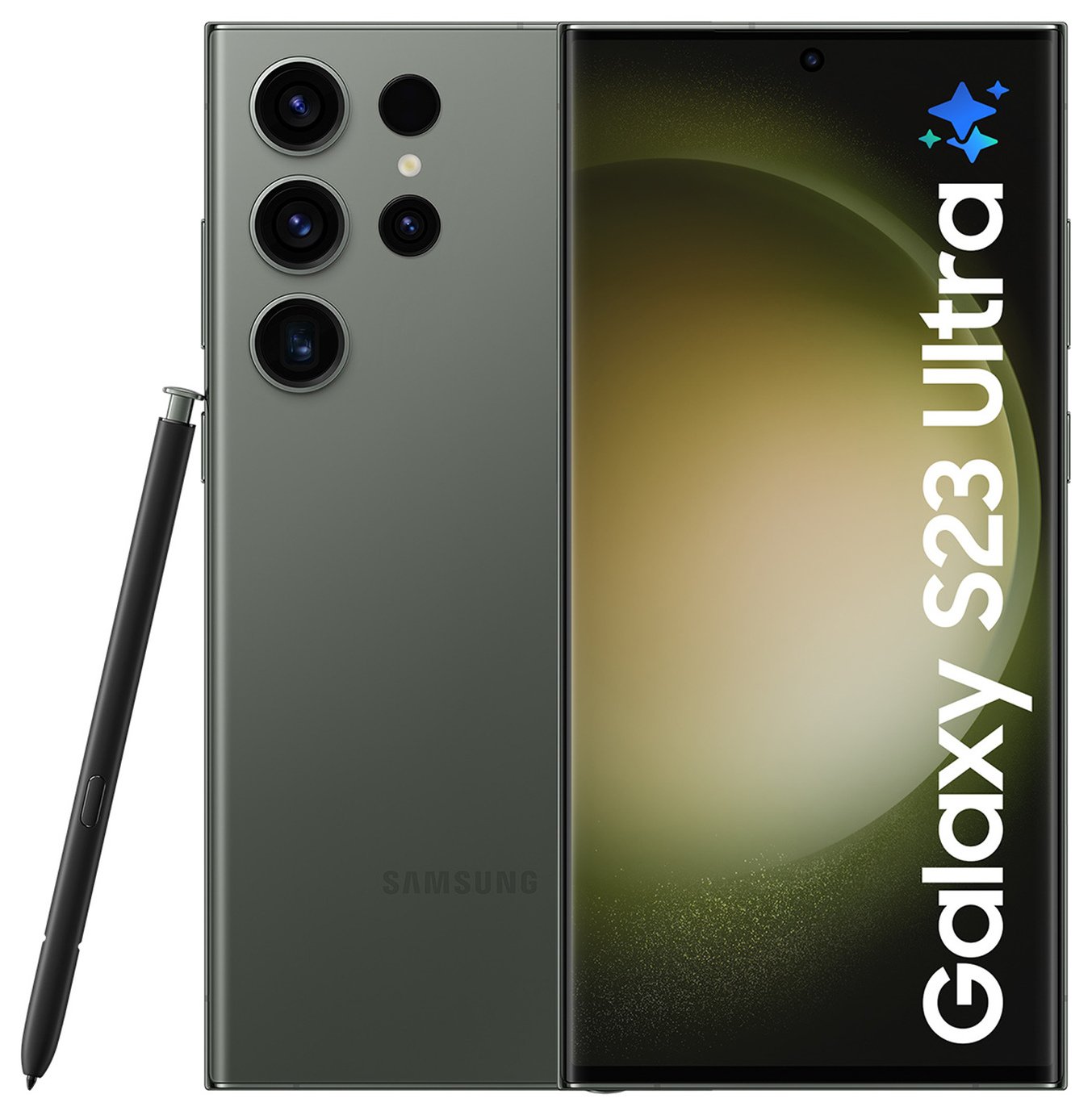SIM Free Samsung Galaxy S23 Ultra 5G 256GB AI Phone - Green