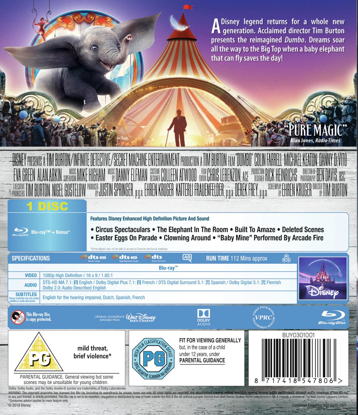 Dumbo Blu-Ray Review