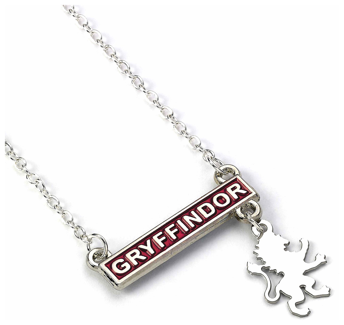 Harry Potter Enamelled House Gryffindor Charm Bar Necklace