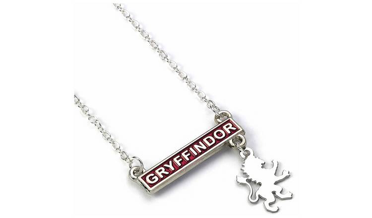 Harry Potter Enamelled House Gryffindor Charm Bar Necklace