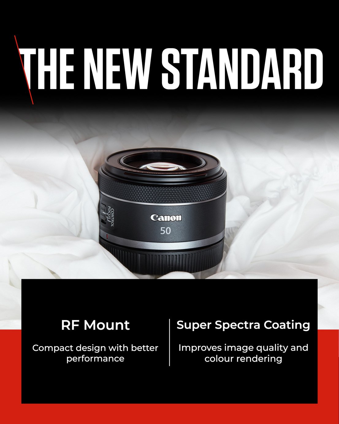 Buy Canon RF 50mm f/1.8 STM Lens | Camera lenses | Argos
