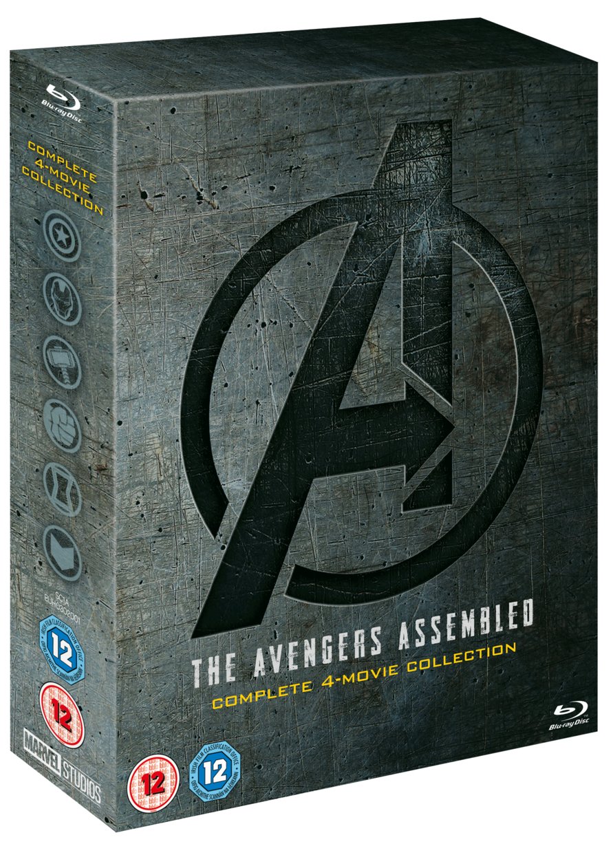 Marvel's Avengers The Complete 4 Movie Blu-Ray Box Set