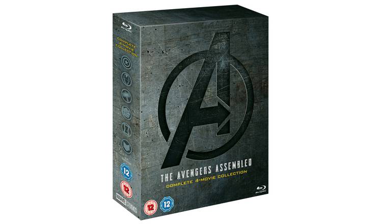 Marvel's Avengers The Complete 4 Movie Blu-Ray Box Set