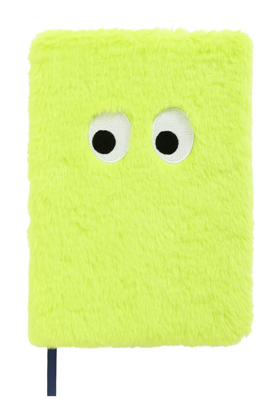 Home A5 Green Highlighter Furry Notebook