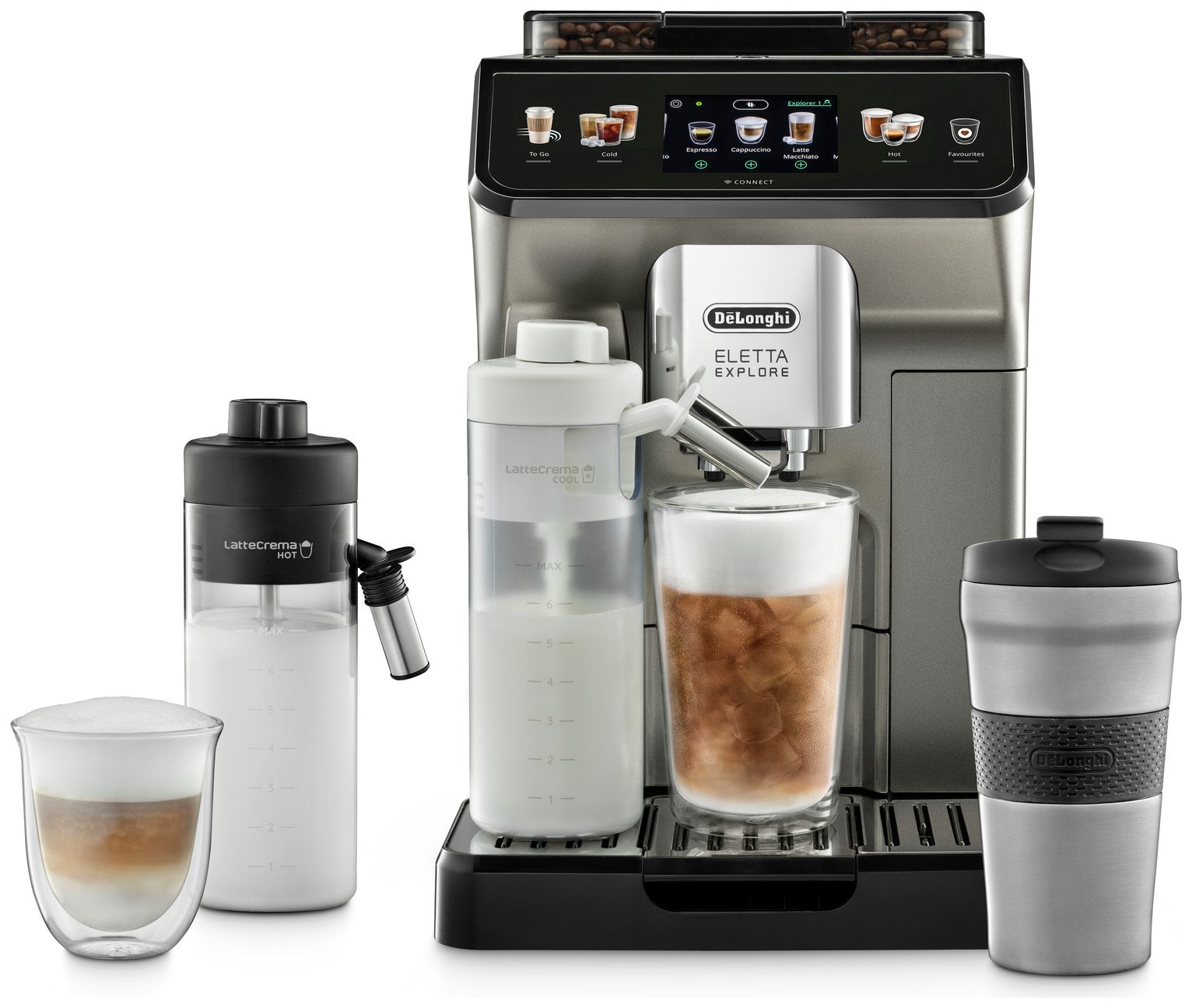 De'Longhi Eletta Explore Bean to Cup Coffee Machine