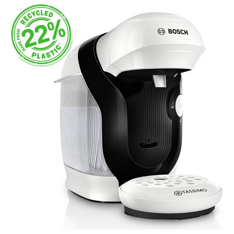 Tassimo by Bosch Style Pod Coffee Machine - White 0