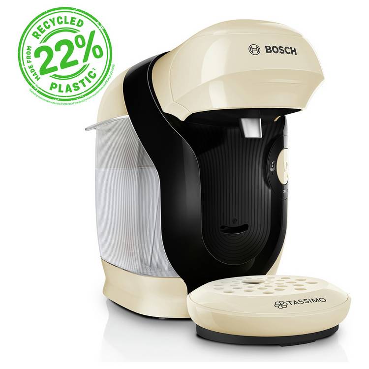 Tassimo by Bosch Style Pod Coffee Machine - Cream 0